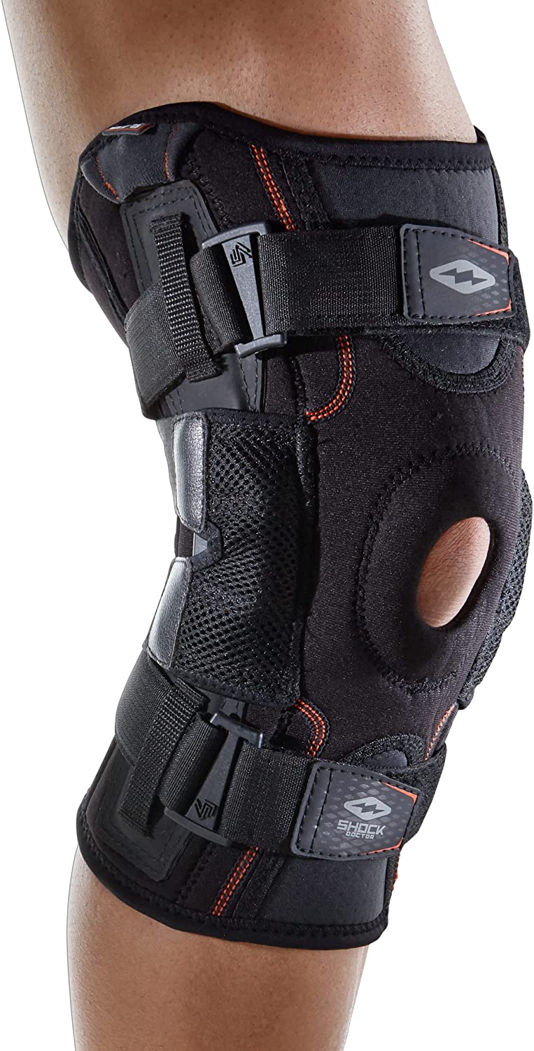 Hinged Knee Brace: Shock Doctor Maximum Support Compression Knee Brace (6925827211447)